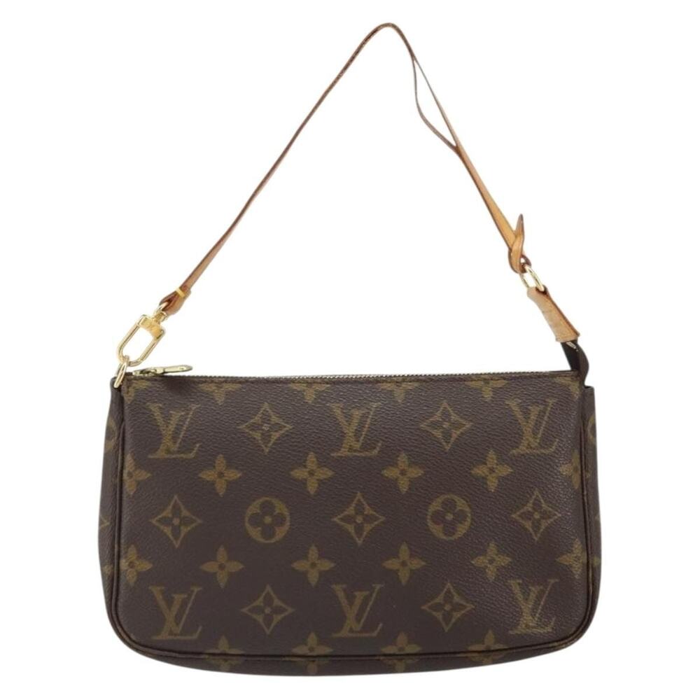 Louis Vuitton Monogram Pochette Accessoires Pouch Brown